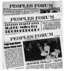 Peoples Forum newspapers