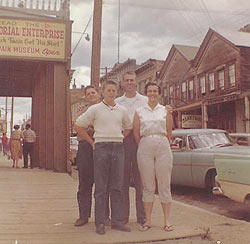Dennis, Gary, Jack, and Freeda Barron, 1960