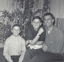 Gary, Dennis and Jack Barron, 1958
