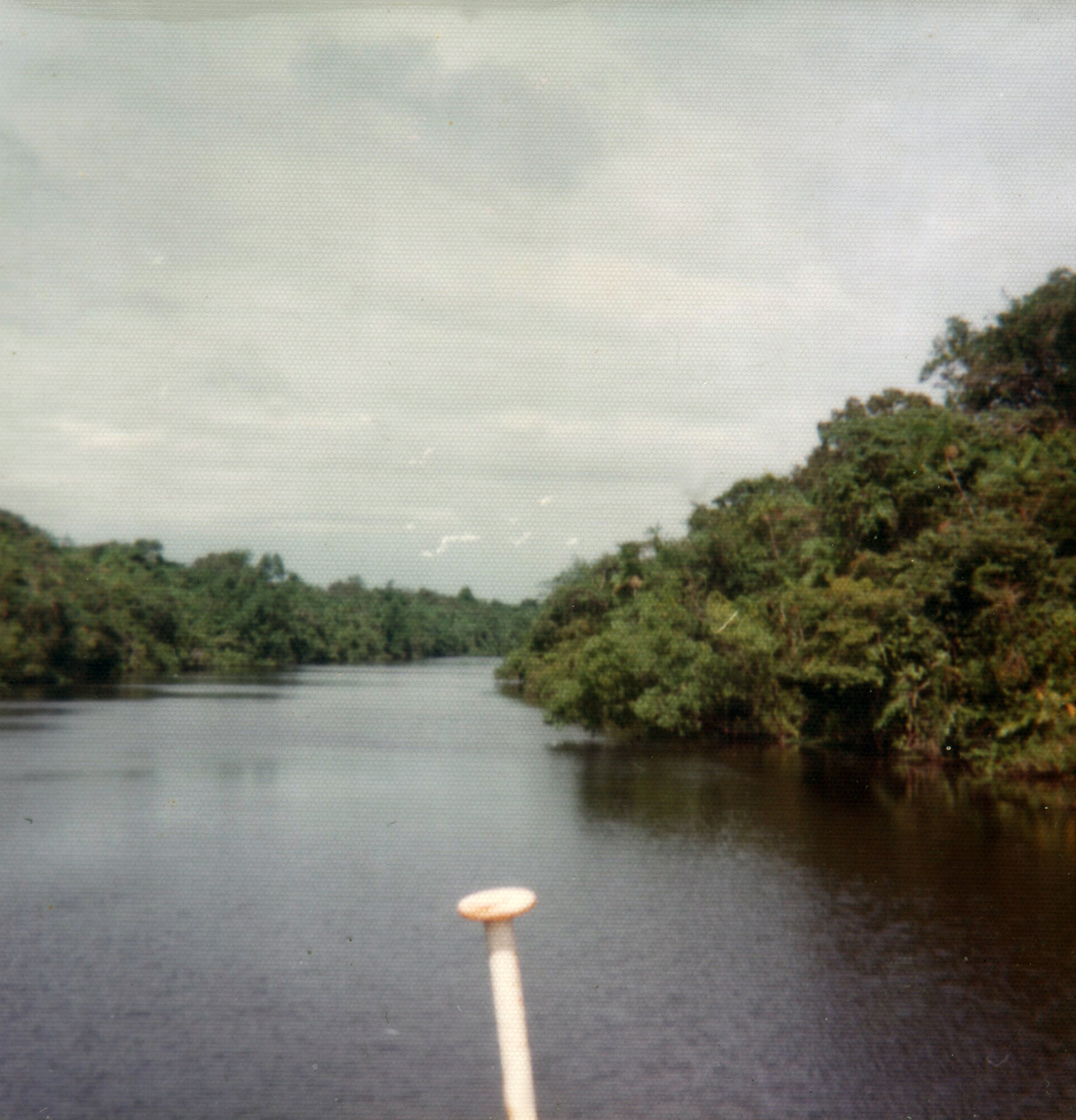 Traveling up the Kaituma River in the Cudjo