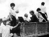 People arriving in Jonestown